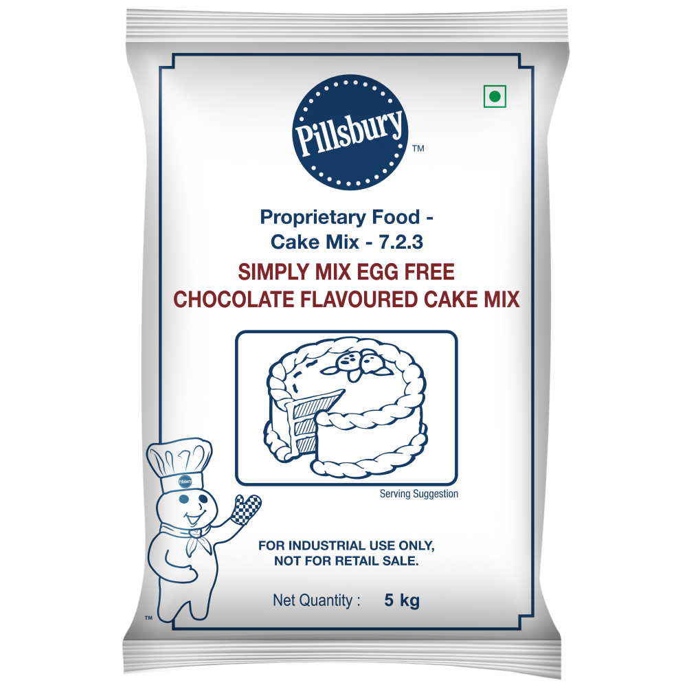 Pills Bury - Simple Mix Egg Free Cake Mix (Chocolate Flavoured) - 5 KG