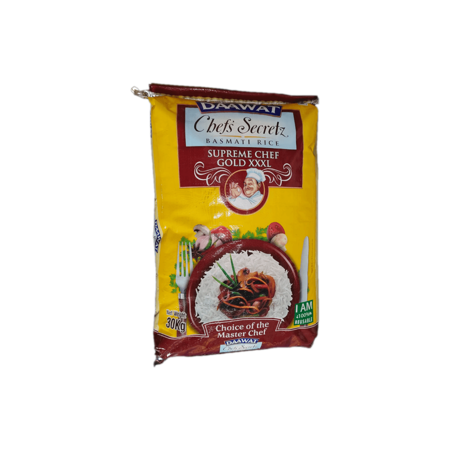 Daawat - Supreme Chef Gold XXXL Basmati (Biryani) Rice, 30 Kg