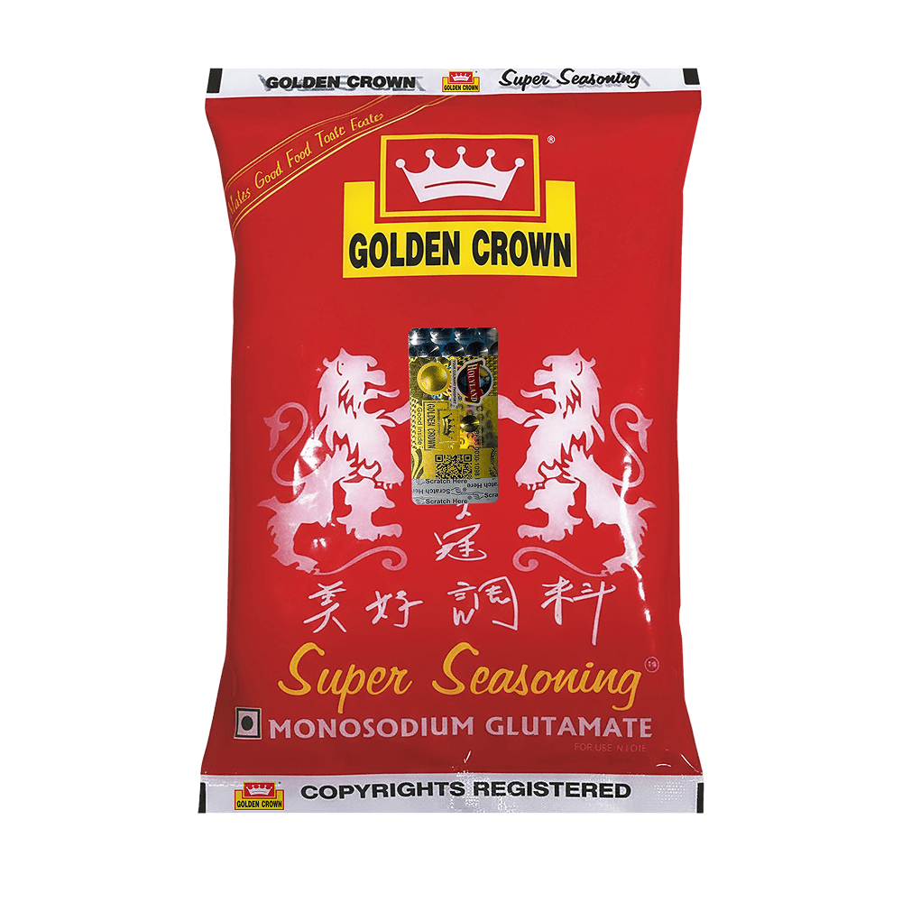 Golden Crown - Monosodium Glutamate (MSG) Fine Crystal, 500 gm