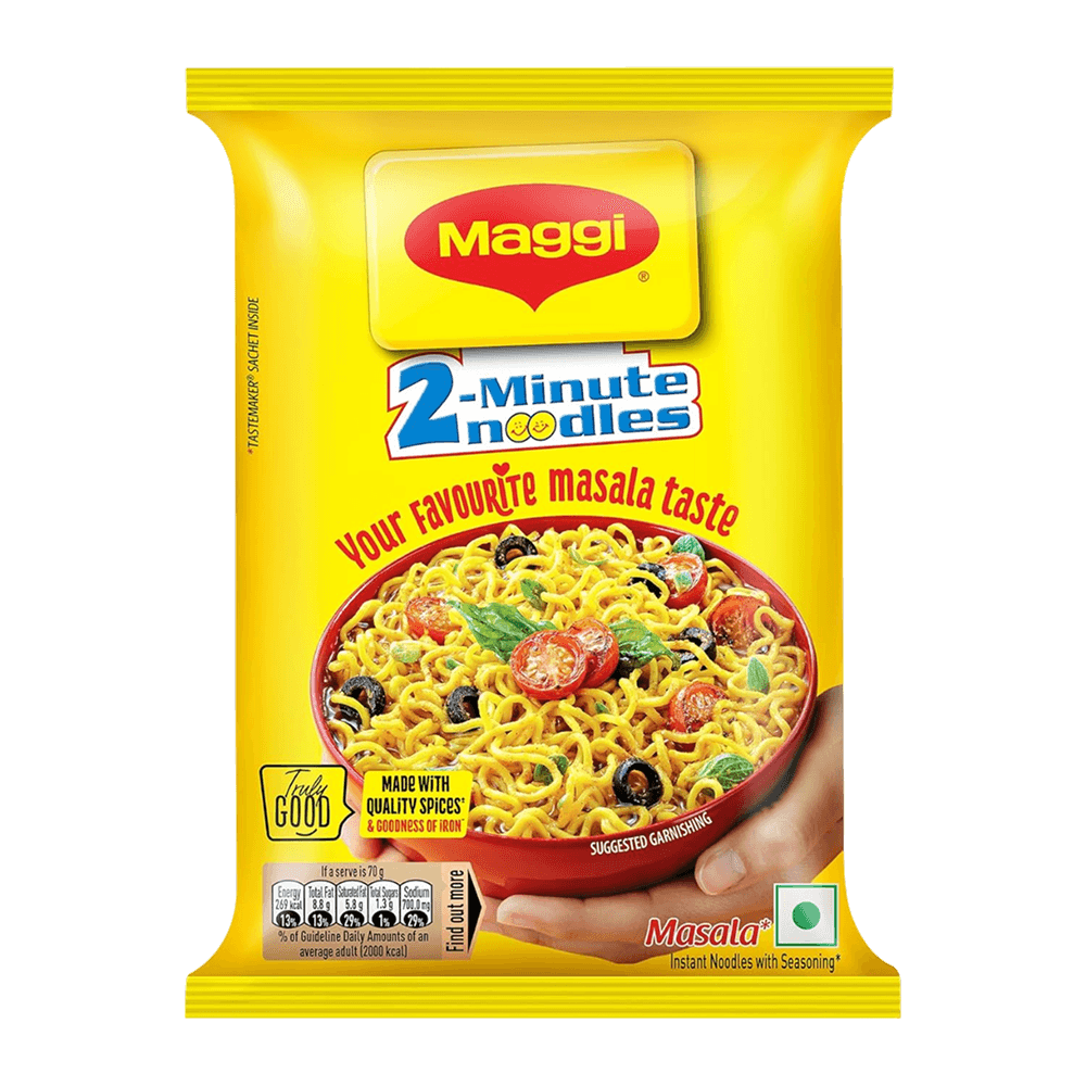 Maggi - 2 Minute Masala Noodles - 75 gm (Pack of 96)