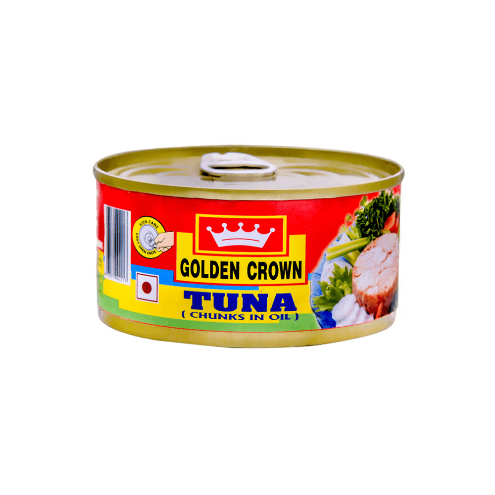 Golden Crown - Tuna Chunks (In-Brine) - 180-185 gm
