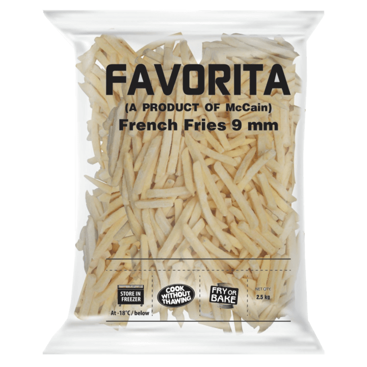 McCain - Favorita French Fries - 9mm - 2.5 KG