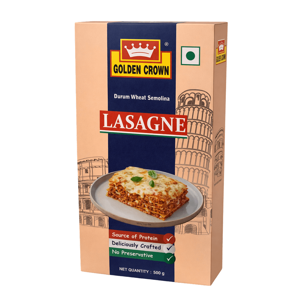 Golden Crown - Lasagne Pasta - 500 gm