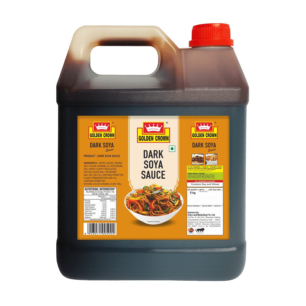 Golden Crown - Dark Soy Sauce - 5 Kg Jar