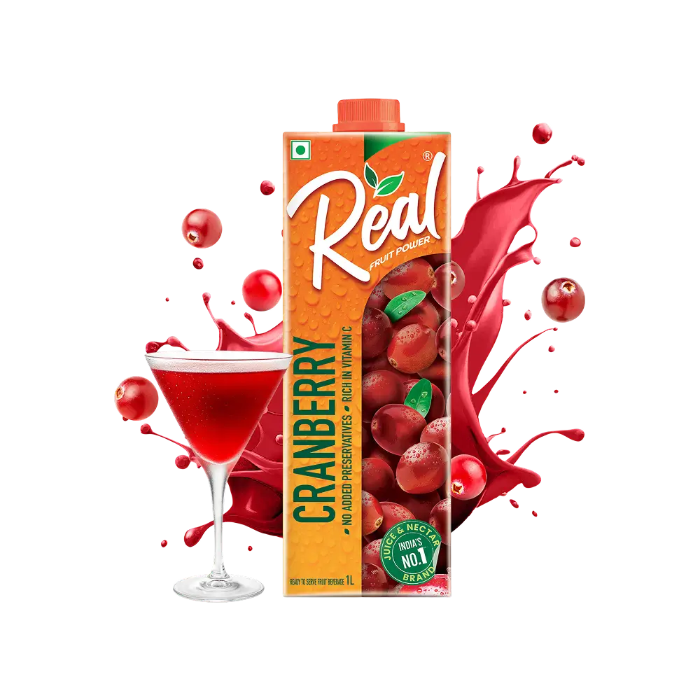 Real - Fruit Power Cranberry Juice - 1 L
