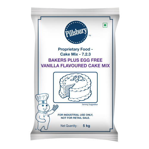 Pills Bury Bakers Plus Egg Free Vanilla Cake Mix - 5 KG