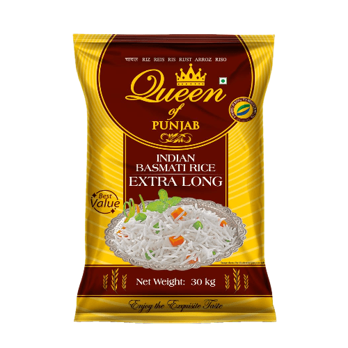 Queen of Punjab - Extra Long Basmati Biryani Rice - 30 KG