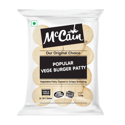 McCain - Popular Veg Burger Patty - 1.2 KG