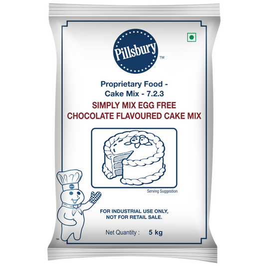 Pills Bury - Simple Mix Egg Free Cake Mix (Chocolate Flavoured) - 5 KG