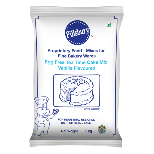 Pills Bury - Egg Free Tea time Cake Mix (Vanilla Flavoured) - 5 KG