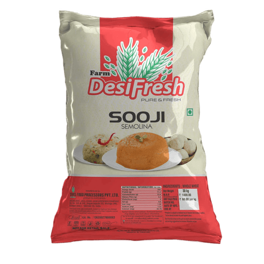 Farm DesiFresh - Sooji (Semolina) - 30 KG