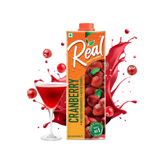 Real - Fruit Power Cranberry Juice - 1 L
