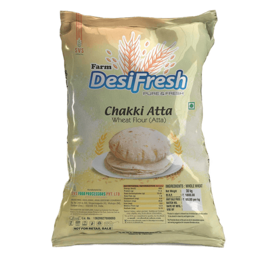 Farm DesiFresh Chakki Aata - 30 KG