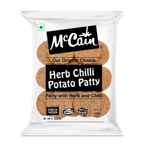 McCain - Herb Chilli Potato Patty - 1.5 KG Pack