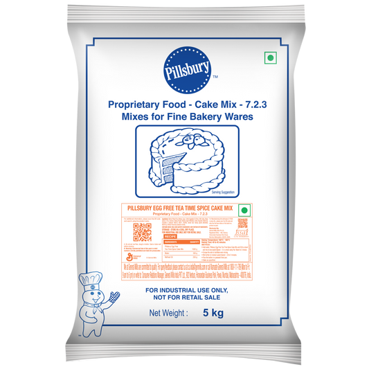 Pills Bury - Egg Free Tea Time Spice Cake Mix - 5 KG