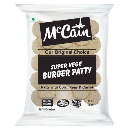 McCain - Super Vege Burger Patty - 1.2 KG