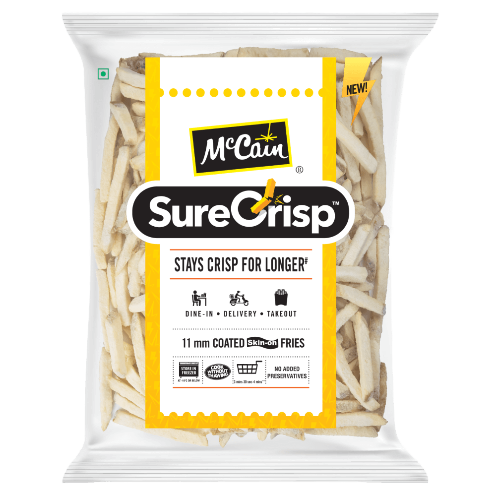 McCain - Sure Crisp Fries 11 mm (Skin On) - 2.5 KG