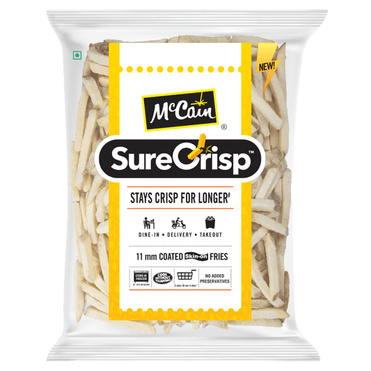 McCain - Sure Crisp Fries 11 mm (Skin On) - 2.5 KG
