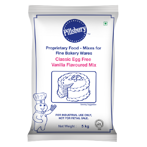 Pills Bury - Classic Egg Free Vanilla Flavoured Mix - 5 KG