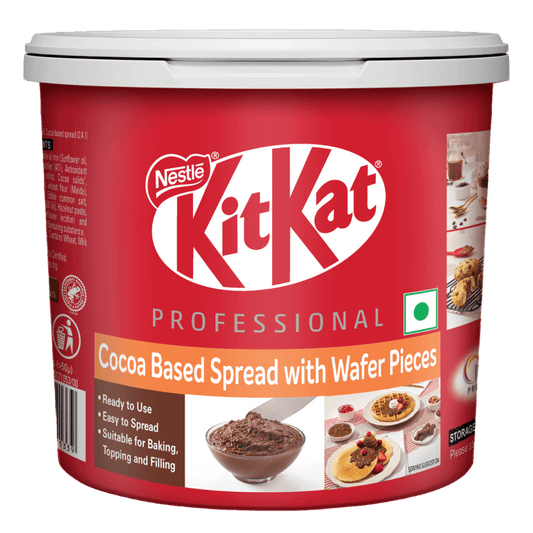 KitKat - Professional Cocoa Based Spread with Wafer Pieces - 1 KG