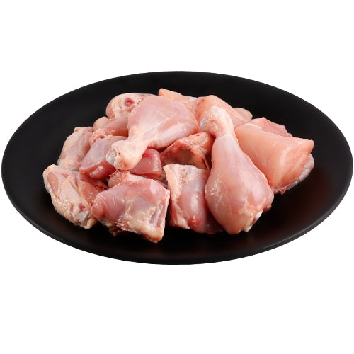Fresh Chicken Curry Cut Skinless With Neck, 2 Kg Pack